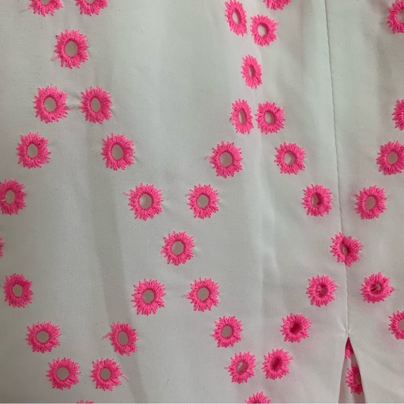 Lilly Pulitzer Luxletic Monica Skort Prosecco Pink Eyelet Size 12 UPF50 - Picture 5 of 14